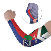 Custom Rugby Samoa and Lebanon Arm Sleeves Toa Samoa Cedars Together