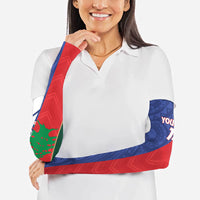 Custom Rugby Samoa and Lebanon Arm Sleeves Toa Samoa Cedars Together