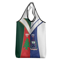 Rugby Samoa and Lebanon Grocery Bag Toa Samoa Cedars Together