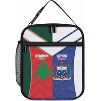 Rugby Samoa and Lebanon Lunch Bag Toa Samoa Cedars Together
