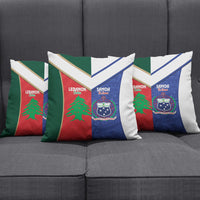 Rugby Samoa and Lebanon Pillow Cover Toa Samoa Cedars Together