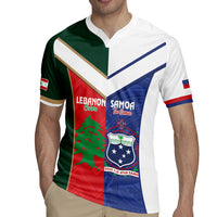 Custom Rugby Samoa and Lebanon Rugby Jersey Toa Samoa Cedars Together