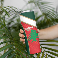 Rugby Samoa and Lebanon Skinny Tumbler Toa Samoa Cedars Together