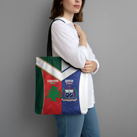Rugby Samoa and Lebanon Tote Bag Toa Samoa Cedars Together