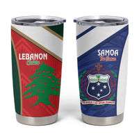 Rugby Samoa and Lebanon Tumbler Cup Toa Samoa Cedars Together