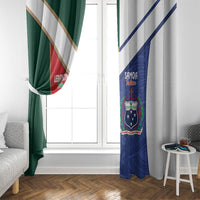 Rugby Samoa and Lebanon Window Curtain Toa Samoa Cedars Together