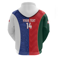 Custom Rugby Samoa and Lebanon Zip Hoodie Toa Samoa Cedars Together