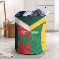 Rugby Australia and Lebanon Laundry Basket Aussie Kangaroos Cedars Together