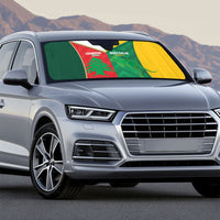 Rugby Australia and Lebanon Auto Sun Shade Aussie Kangaroos Cedars Together