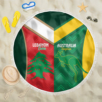 Rugby Australia and Lebanon Beach Blanket Aussie Kangaroos Cedars Together