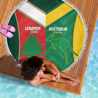 Rugby Australia and Lebanon Beach Blanket Aussie Kangaroos Cedars Together
