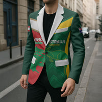 Custom Rugby Australia and Lebanon Blazer Aussie Kangaroos Cedars Together