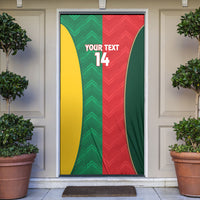 Custom Rugby Australia and Lebanon Door Cover Aussie Kangaroos Cedars Together