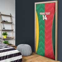 Custom Rugby Australia and Lebanon Door Cover Aussie Kangaroos Cedars Together