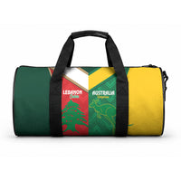 Rugby Australia and Lebanon Duffle Bag Aussie Kangaroos Cedars Together