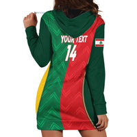 Custom Rugby Australia and Lebanon Hoodie Dress Aussie Kangaroos Cedars Together
