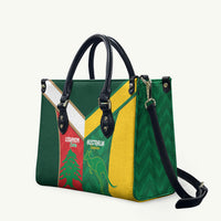Rugby Australia and Lebanon Leather Bag Aussie Kangaroos Cedars Together