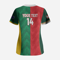 Custom Rugby Australia and Lebanon Scrub Top Aussie Kangaroos Cedars Together