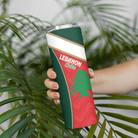 Rugby Australia and Lebanon Skinny Tumbler Aussie Kangaroos Cedars Together