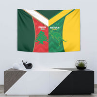 Rugby Australia and Lebanon Tapestry Aussie Kangaroos Cedars Together