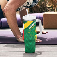 Rugby Australia and Lebanon Tumbler With Handle Aussie Kangaroos Cedars Together