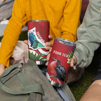 Personalised Kiribati Tarawa Atoll Tumbler Cup Frigate Bird With Map Tropical Style - Wonder Print Shop