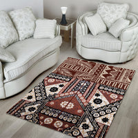 Bula Fiji Area Rug Unique Masi Tapa Pattern - Wonder Print Shop