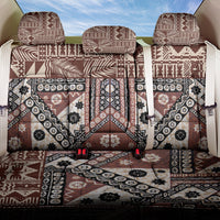 Bula Fiji Back Car Seat Cover Unique Masi Tapa Pattern - Wonder Print Shop