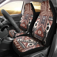 Bula Fiji Car Seat Cover Unique Masi Tapa Pattern - Wonder Print Shop