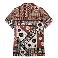 Bula Fiji Family Matching Mermaid Dress and Hawaiian Shirt Unique Masi Tapa Pattern - Wonder Print Shop