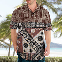 Bula Fiji Hawaiian Shirt Unique Masi Tapa Pattern - Wonder Print Shop