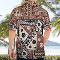 Bula Fiji Hawaiian Shirt Unique Masi Tapa Pattern - Wonder Print Shop