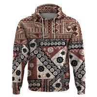 Bula Fiji Hoodie Unique Masi Tapa Pattern - Wonder Print Shop