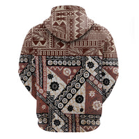 Bula Fiji Hoodie Unique Masi Tapa Pattern - Wonder Print Shop