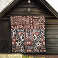 Bula Fiji Quilt Unique Masi Tapa Pattern - Wonder Print Shop