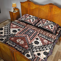 Bula Fiji Quilt Bed Set Unique Masi Tapa Pattern - Wonder Print Shop