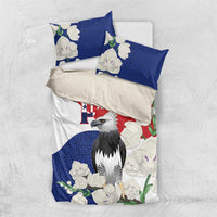 Panama Independence Day Bedding Set Harpy Eagle With Mola Pattern - Flag Style - Wonder Print Shop