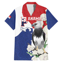 Panama Independence Day Family Matching Mermaid Dress and Hawaiian Shirt Harpy Eagle With Mola Pattern - Flag Style - Wonder Print Shop