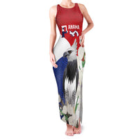 Panama Independence Day Family Matching Tank Maxi Dress and Hawaiian Shirt Harpy Eagle With Mola Pattern - Flag Style - Wonder Print Shop