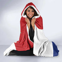 Panama Independence Day Hooded Blanket Harpy Eagle With Mola Pattern - Flag Style