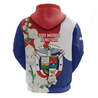 Panama Independence Day Hoodie Harpy Eagle With Mola Pattern - Flag Style - Wonder Print Shop