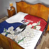 Panama Independence Day Quilt Harpy Eagle With Mola Pattern - Flag Style - Wonder Print Shop