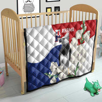 Panama Independence Day Quilt Harpy Eagle With Mola Pattern - Flag Style - Wonder Print Shop