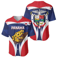Panama Golden Frog Baseball Jersey Coat Of Arms - Sporty Style - Wonder Print Shop