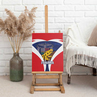 Panama Golden Frog Canvas Wall Art Coat Of Arms - Sporty Style - Wonder Print Shop