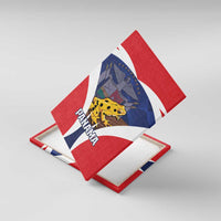 Panama Golden Frog Canvas Wall Art Coat Of Arms - Sporty Style - Wonder Print Shop