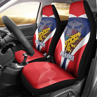 Panama Golden Frog Car Seat Cover Coat Of Arms - Sporty Style - Wonder Print Shop