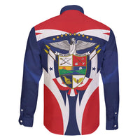 Panama Golden Frog Family Matching Long Sleeve Bodycon Dress and Hawaiian Shirt Coat Of Arms - Sporty Style - Wonder Print Shop
