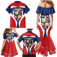 Panama Golden Frog Family Matching Mermaid Dress and Hawaiian Shirt Coat Of Arms - Sporty Style - Wonder Print Shop