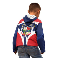 Panama Golden Frog Kid Hoodie Coat Of Arms - Sporty Style - Wonder Print Shop